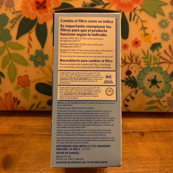 **FINAL PRICE** Brita Faucet Replacement Filter Model FR-200 - Picture 3 of 6